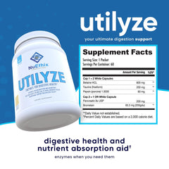 NuEthix Utilyze Enzymes travel packets ready for on-the-go digestion