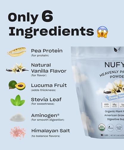 NUFYX Heavenly Protein Powder digestive-enzymes support comfortable digestion and smooth texture.