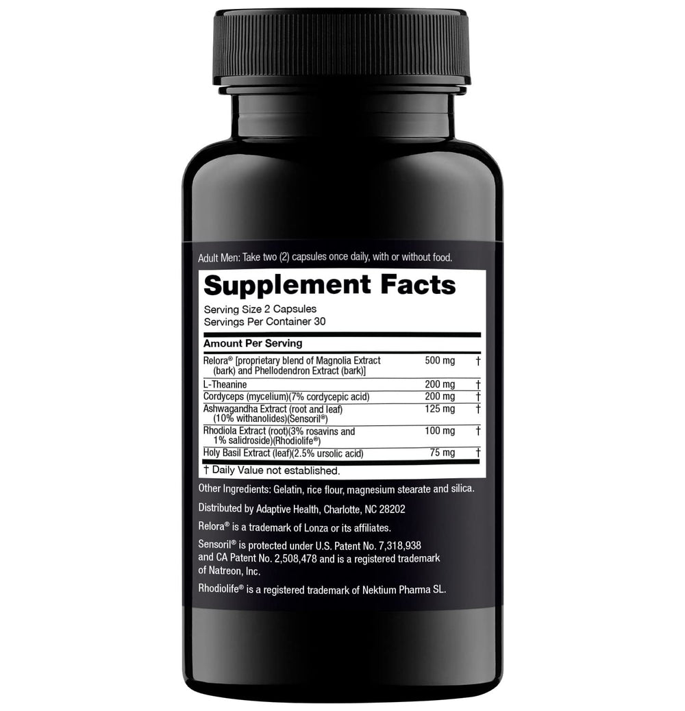Nugenix Cortisol Control gluten-free formula supports clean daily supplementation.