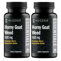 Nugenix Essentials Horny Goat Weed bottle for daily vitality support