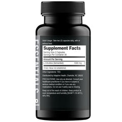 Nugenix Essentials L-Citrulline capsules closeup highlighting the 1500 mg dose for performance