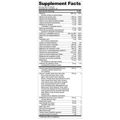 Nugenix bottle with nutrition facts emphasizing quality and potency.