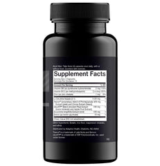 Nugenix Total-T bottle back label detailing ingredients and usage options