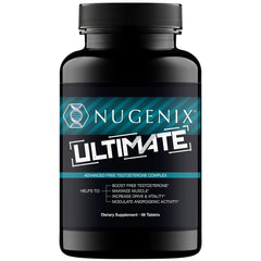 Nugenix Ultimate bottle front view displaying performance support