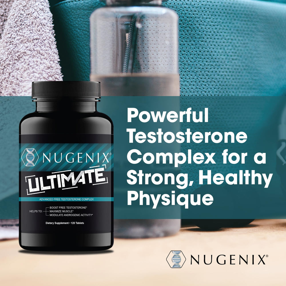 Nugenix Ultimate packaging box with compact travel-friendly design.