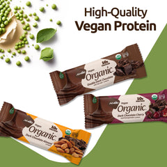 NuGo Organic bar with gluten-free label for sensitive diets.