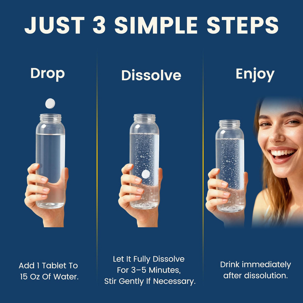 NUISM 90-tablet pack provides a convenient hydration solution.
