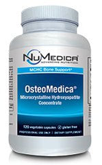 Numedica OsteoMedica bottle with capsules for daily bone wellness