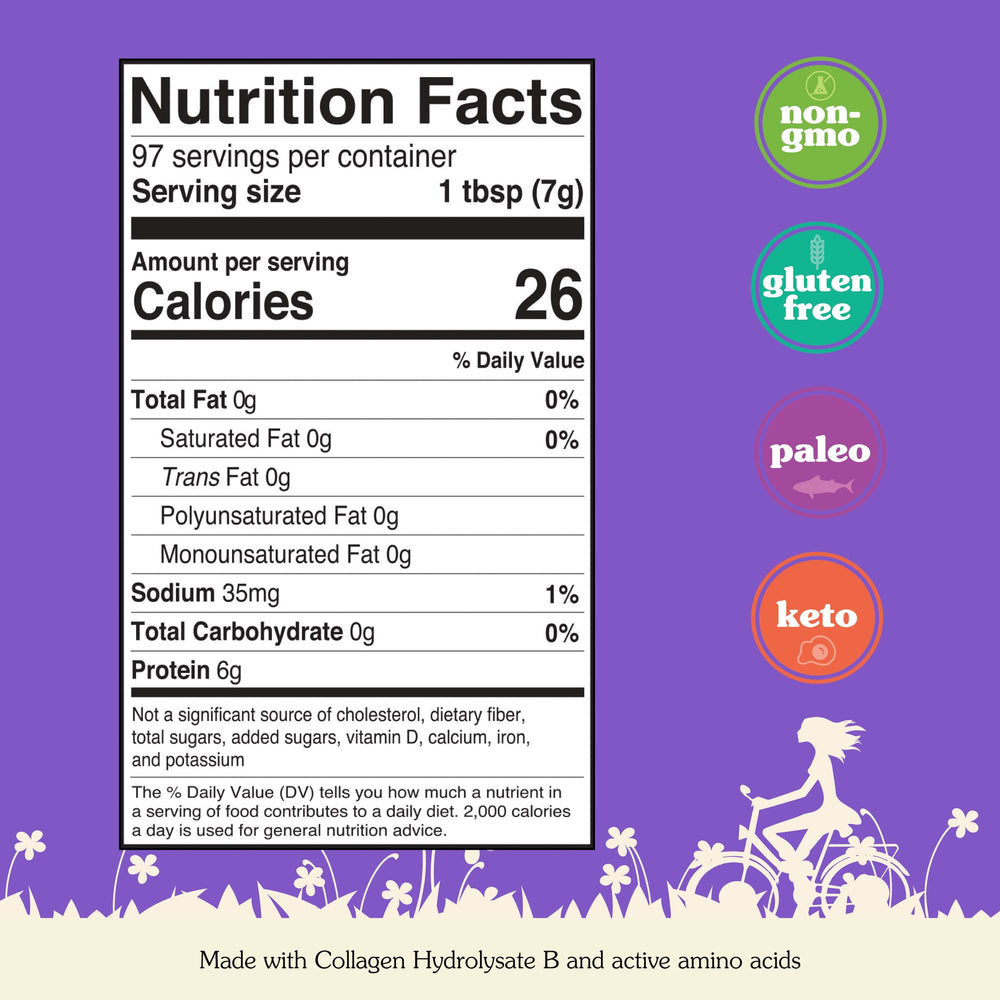 Collagen Peptides folded into oatmeal for extra protein