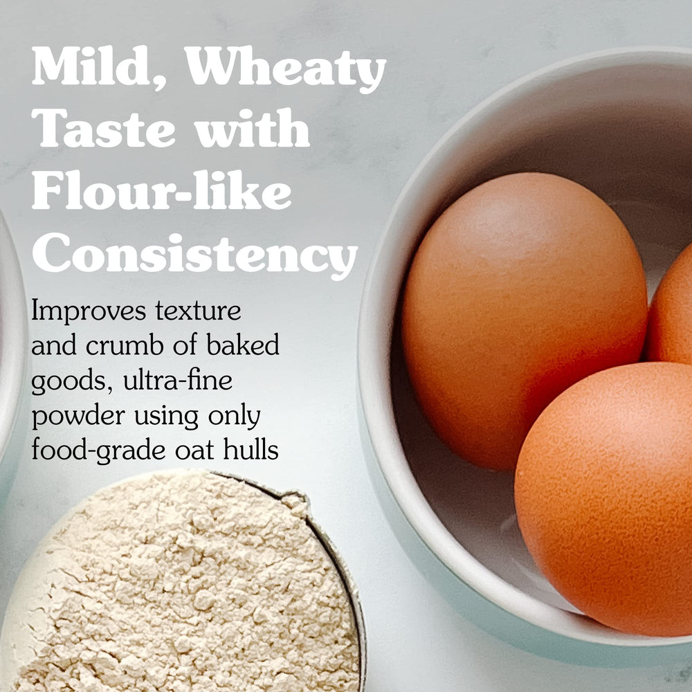 NuNaturals Oat Fiber Powder in taco shells for low-carb baking.