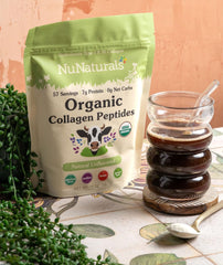 Nunaturals collagen peptides scoop measuring the serving size