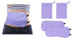 Nuovaderm Beauty Castor Oil Pack Wrap 2Pack Large on display with rotation-ready design.