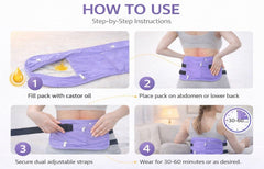 Nuovaderm storage bag keeps wraps tidy and portable between sessions.
