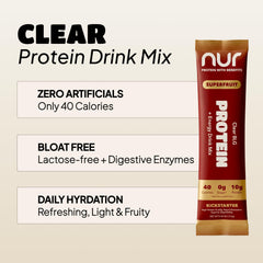 NUR Energy blend with caffeine and L-theanine supports alertness during activity.
