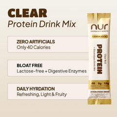 Nur Lemon Kick drink poured into glass shows juice-like appearance and refreshing finish