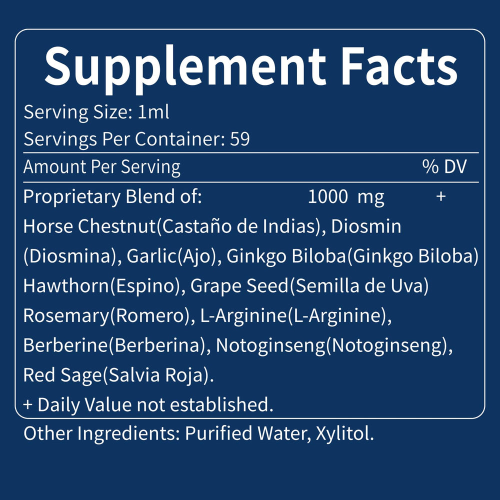 Daily dosing guide with water for easy mixing