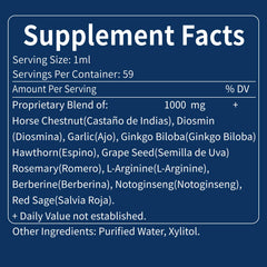 Daily dosing guide with water for easy mixing