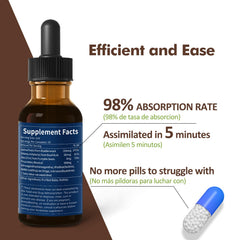 Nurbetoxa bottle with Ashwagandha and Rhodiola blend for energy support.