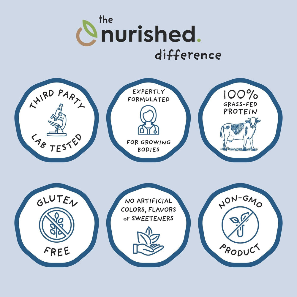 Kid enjoying Nurished Mighty Milk during snack time boosts daily nutrition