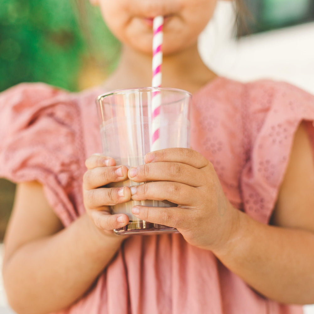 Smoothie idea: Nurished Mighty Milk blended into a kid-friendly breakfast
