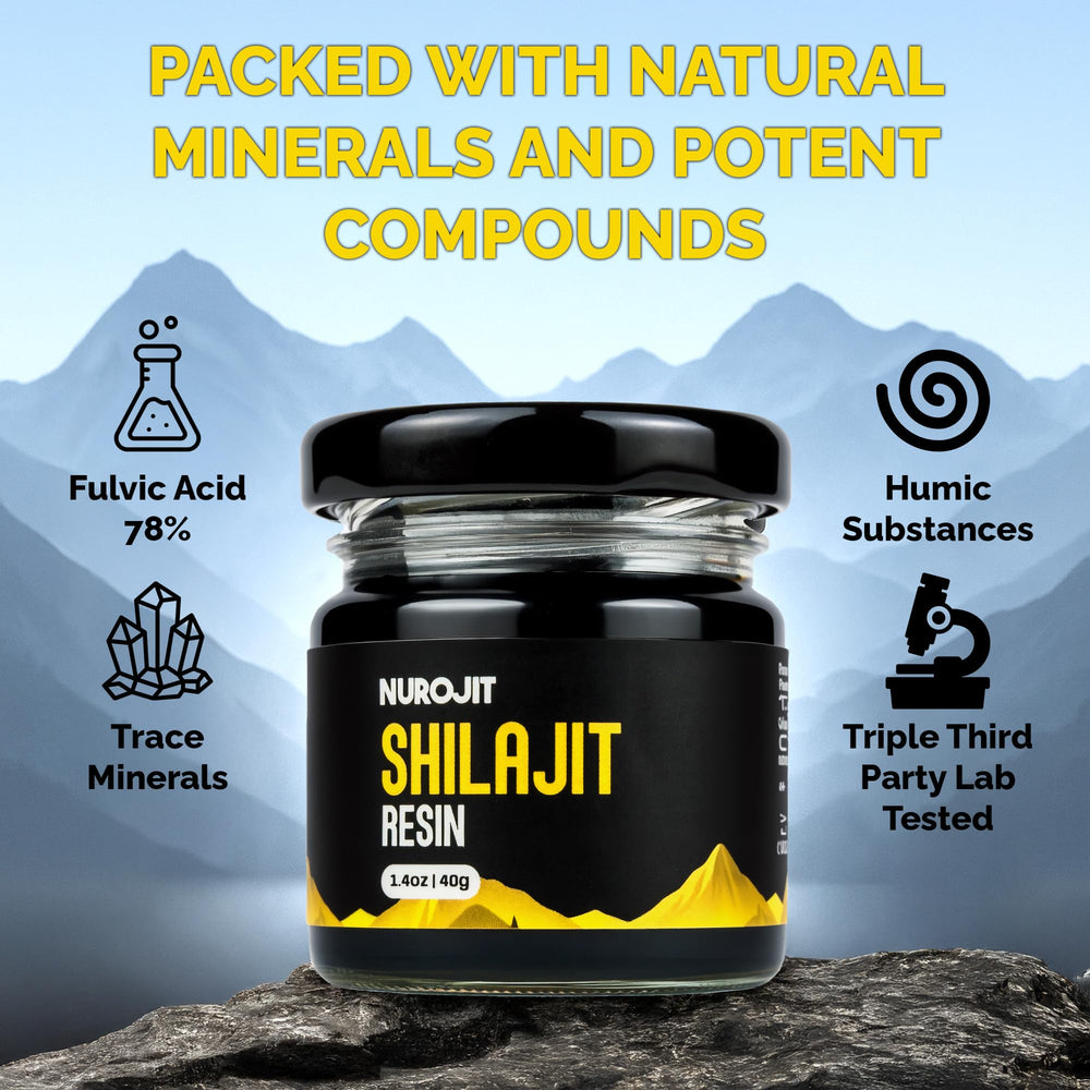 NuroJit resin dissolving in a warm beverage for easy daily intake