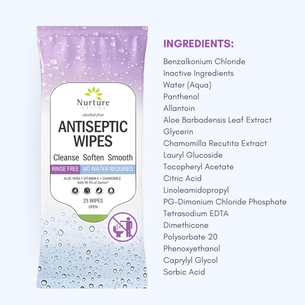 Nurture Valley Nurture XL wipes suitable for baby, kid, and adult use.