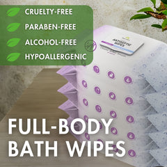 Nurture Valley XL wipes suitable for adults, babies, and elderly family members.