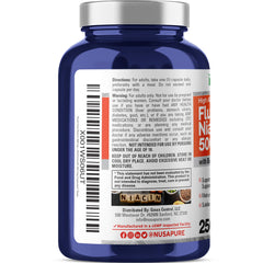NusaPure FUSH Free Niacin with BioPerine box highlighting enhanced absorption