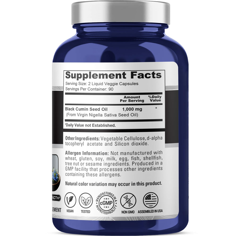NusaPure Black Seed Oil softgels ready for daily use