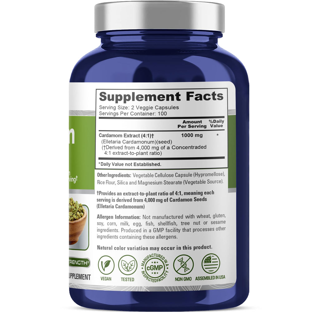 Two-capsule serving shown for the daily dosage