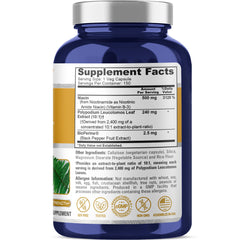 NusaPure Polypodium Nicotinamide 240mg equivalent capsules for potent daily use.