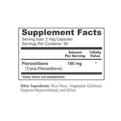 NusaPure Pterostilbene with vegan symbol for plant-based users