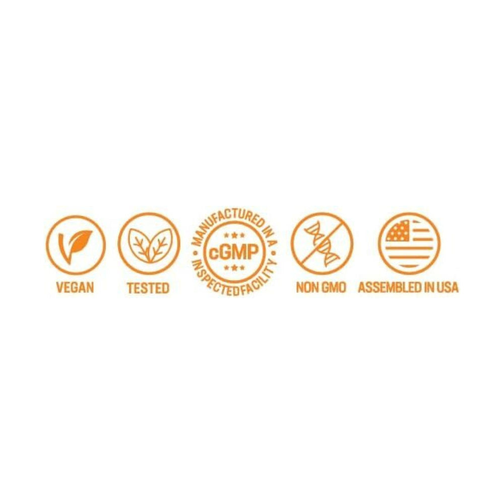 NusaPure Quercetin CGMP facility emblem conveys manufacturing quality