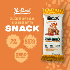 NuSkool Krunch Bars pictured as an on the go snack