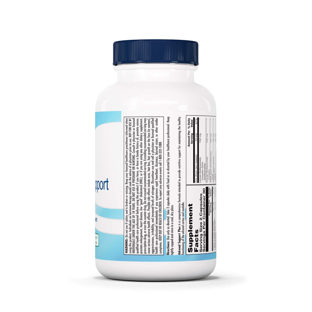 Nutra BioGenesis Adrenal Support Plus features pregnenolone for hormone balance and energy