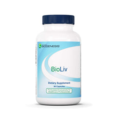 Nutra BioGenesis BioLiv bottle front view for daily liver and digestive wellness