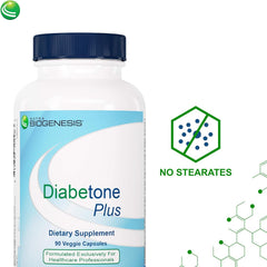Nutra Biogenesis Diabetone Plus capsules ready for daily use.
