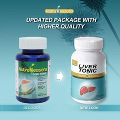 Close-up of Nutra Seasons Liver Tonic capsules for easy daily use