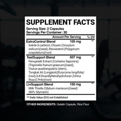 Nutra Simple PCT capsules closeup: compact daily capsules for a stackable wellness routine