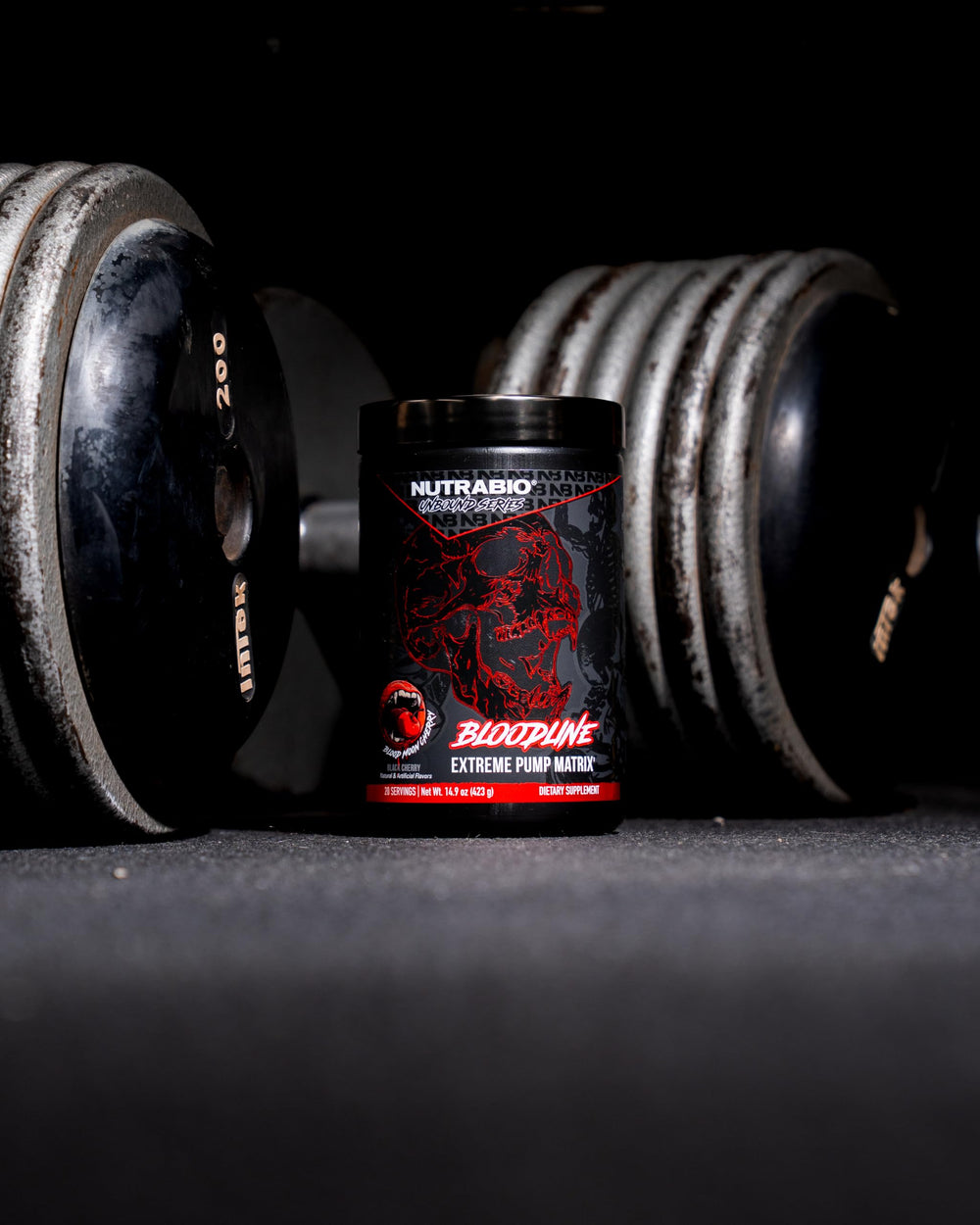 Stackable Bloodline with other pre-workouts graphic illustrating compatibility.