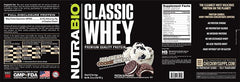 NutraBio Classic Whey post-workout shake fuels recovery with high-quality protein