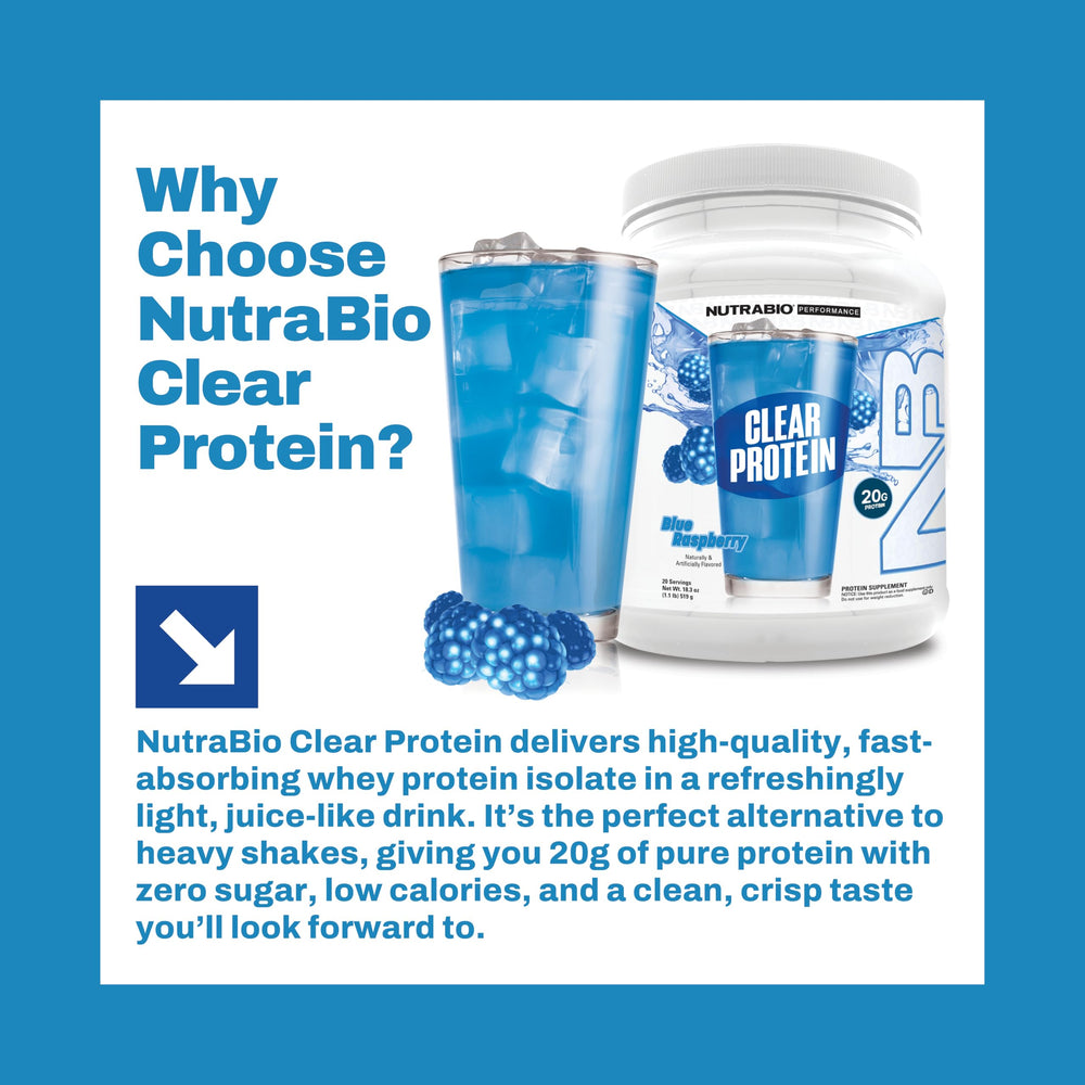 NutraBio GMP-certified facility badge ensures product quality.
