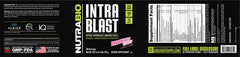 NutraBio Intra Blast close-up of BCAA and glutamine ingredients