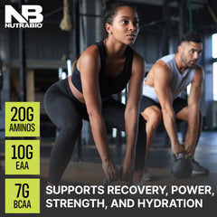 NutraBio Intra Blast workout scene illustrates intra-workout use