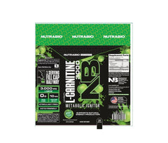 NutraBio L-Carnitine Shots pour demonstrates fast absorption and stimulant-free energy.