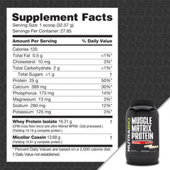 NutraBio Muscle Matrix full-disclosure label highlighting transparent ingredients.