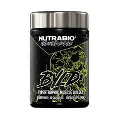 NutraBio Unbound BYLD bottle front for lean muscle support during workouts