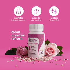 NutraBlast boric acid suppositories everyday care scene promoting comfort and balance