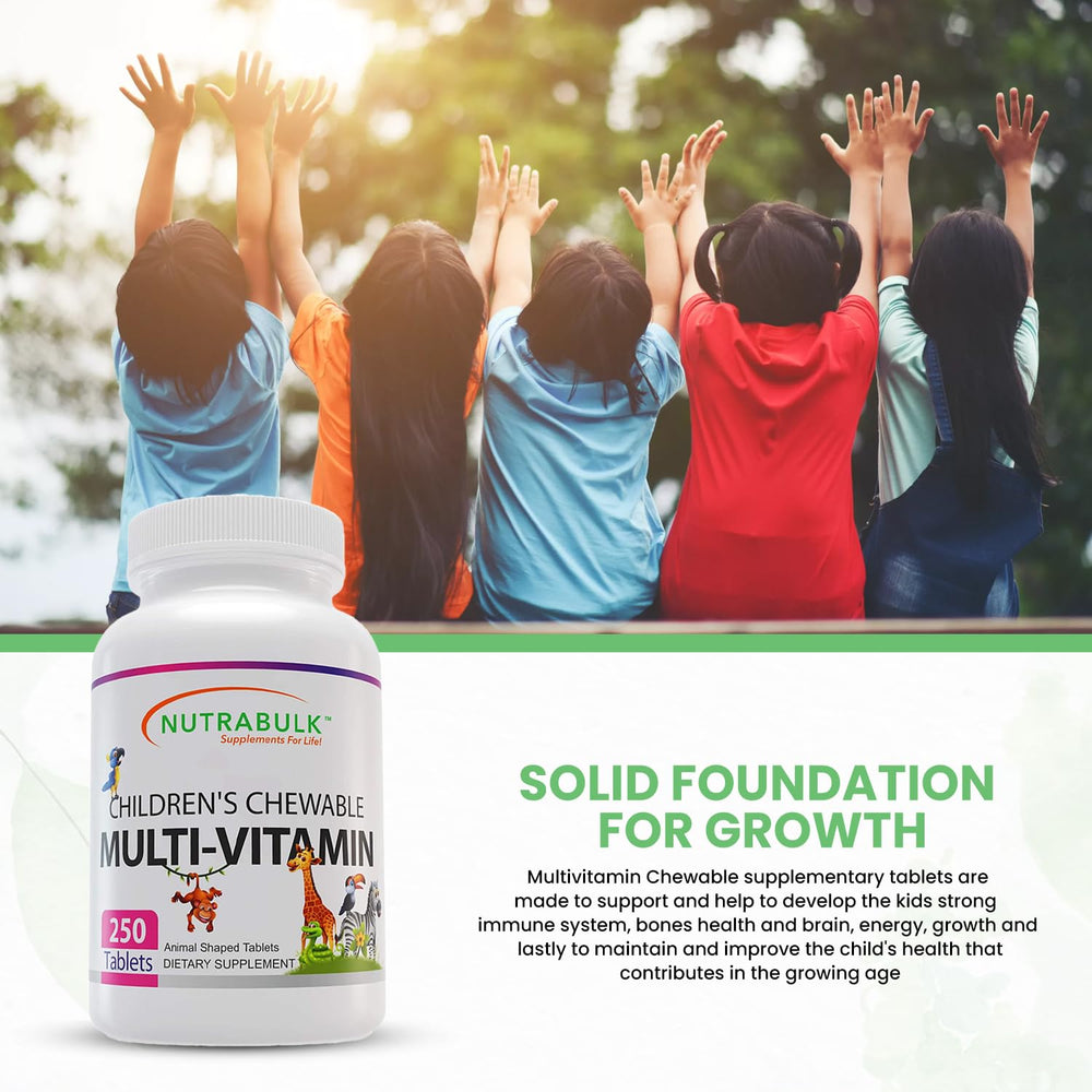 NutraBulk orange-flavor chewables bring appealing taste to kids daily vitamins