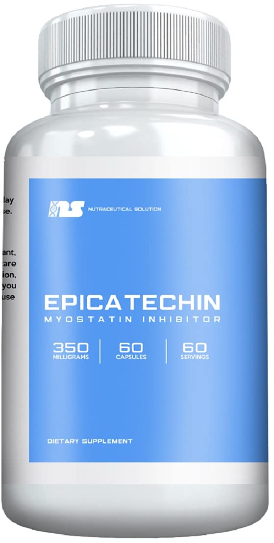 Nutraceutical Solution Epicatechin bottle label with 350 mg per serving
